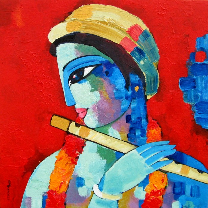 Sekhar Roy 1957 - Indian Figurative painter - Tutt'Art@ (8)