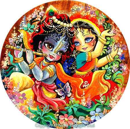 The Sweet Dance of Radha and Krishna