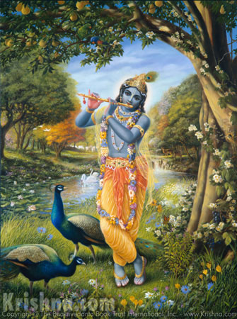 Krishna, The All-Attractive Flute-Player