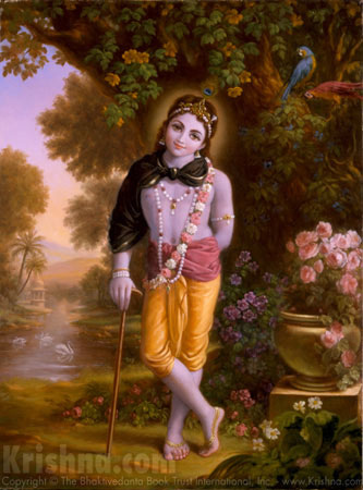 Krishna Plays Like An Ordinary Boy