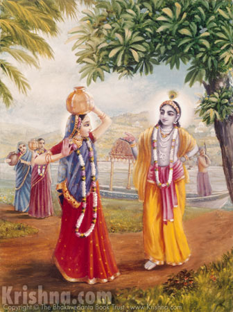 Radha and Krishna Talking
