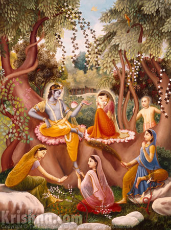Lord Chaitanya Sees Radha And Krishna