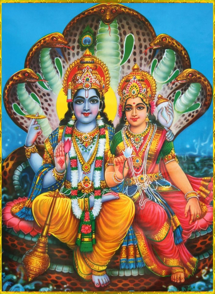 Lord Vishnu And Lakshmi vishnu laxmi HD wallpaper  Pxfuel