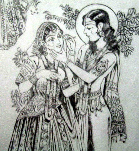beatking_sumedh #sumedhmudgalkar #sumedhian #sumedh #radhakrishnaserial  #myart | God illustrations, Peace illustration, Book art drawings