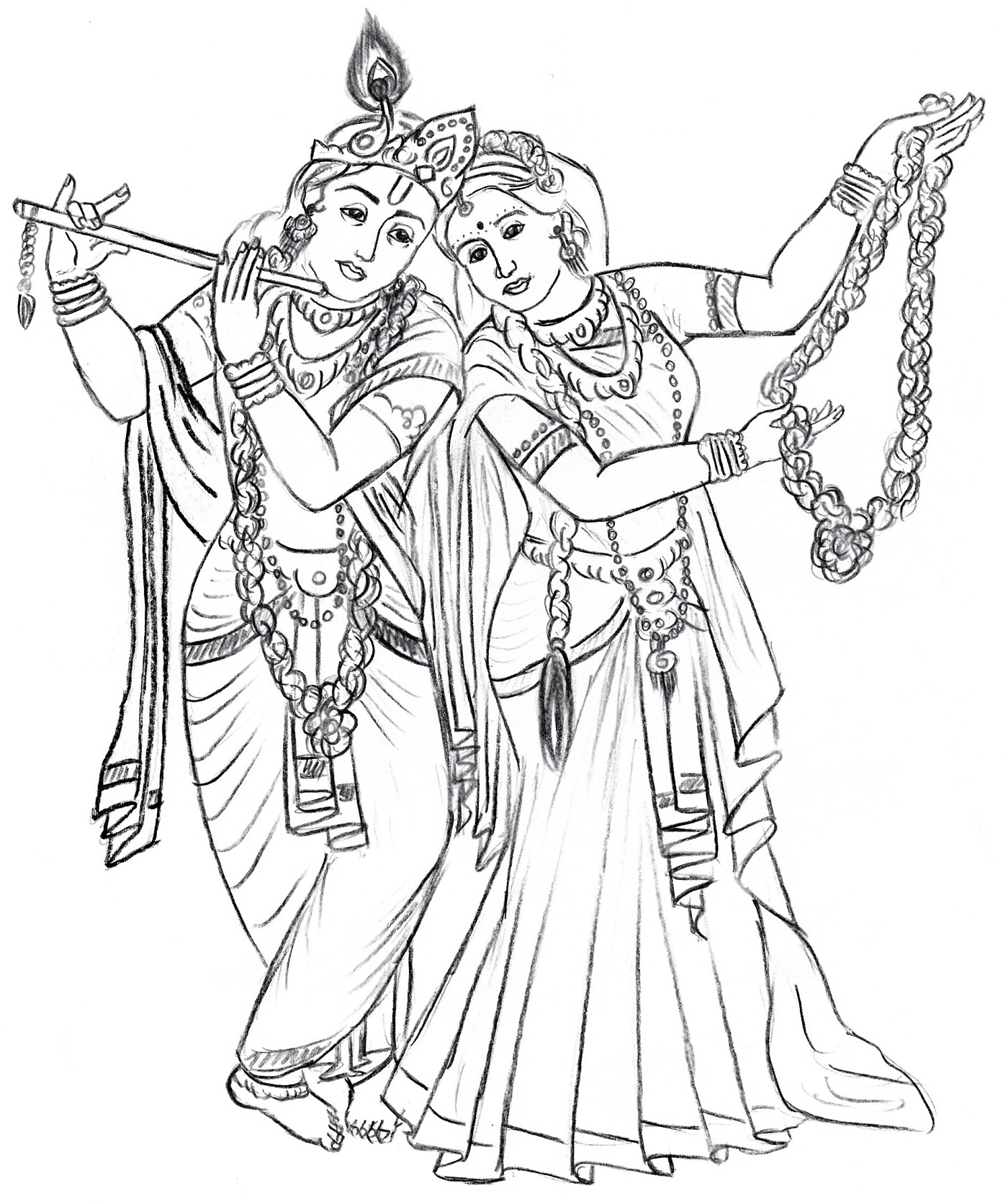 Krishanu Mistry Arts - 🌿Radha Krishna Drawing🌿 🌿Colour pencil drawing🌿 # radhakrishna #krishna #Radha #radharani #Lord #God | Facebook