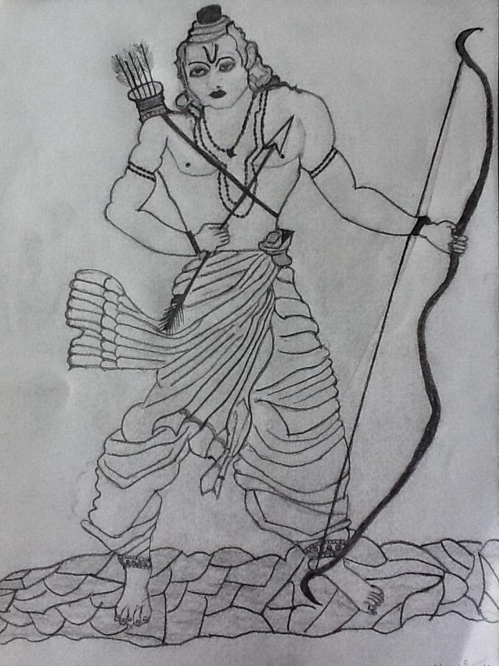 Lord Ram Drawings for Sale - Pixels